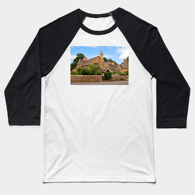 Upper Slaughter, The Cotswolds Baseball T-Shirt by Graz-Photos